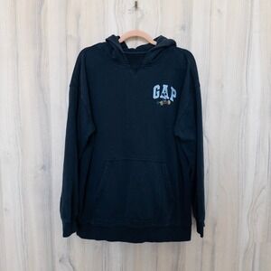 GAP x Disney Teen Graphic Hoodie Size 18-20 Black Mickey Mouse Street Athleisure